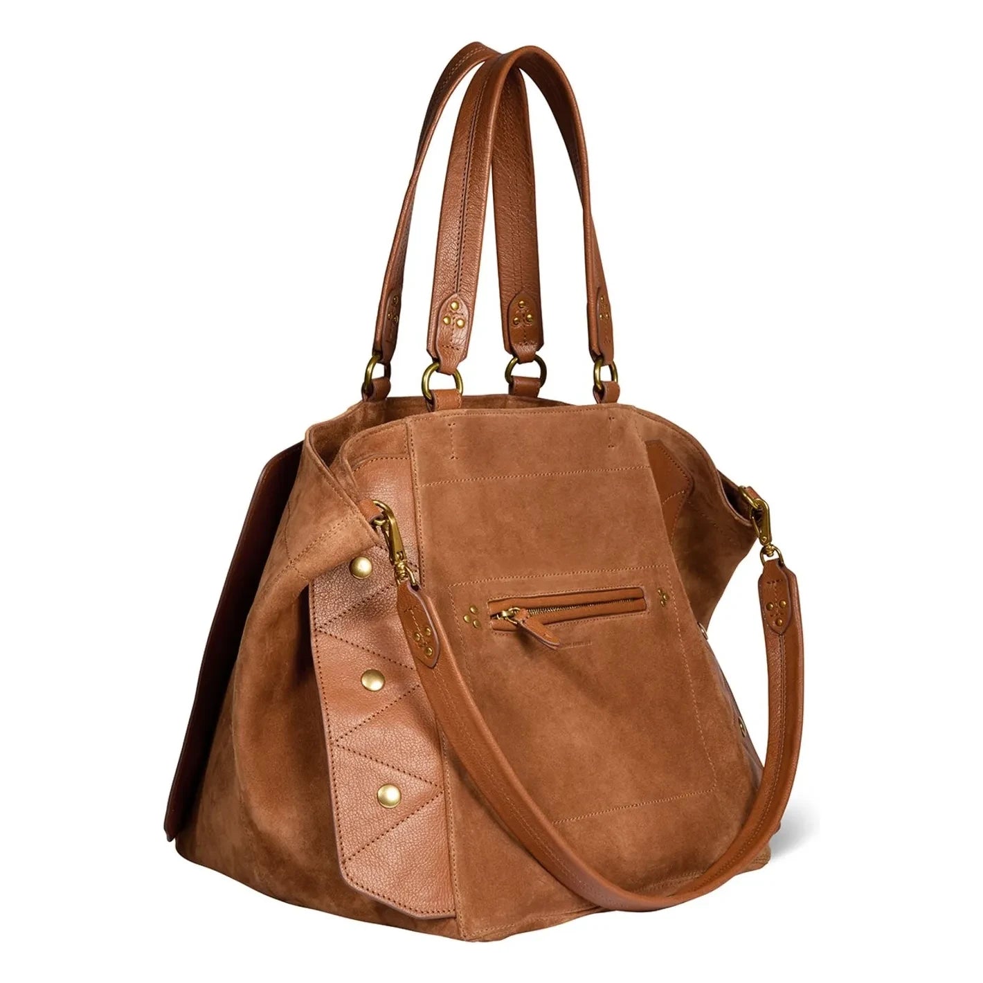 Jérôme Dreyfuss - Roger bag Velvet crust | Caramel