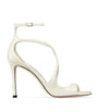 White Azia 95 Patent Leather Sandals