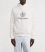 Polo Ralph Lauren White Cotton-Blend Polo Crest Hoodie