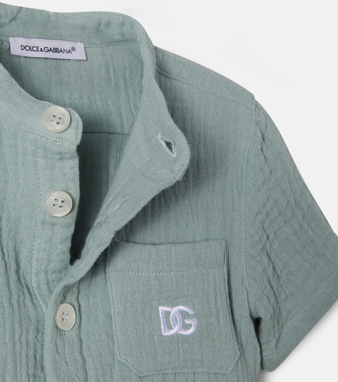 Dolce&Gabbana Kids - Baby DG cotton shirt