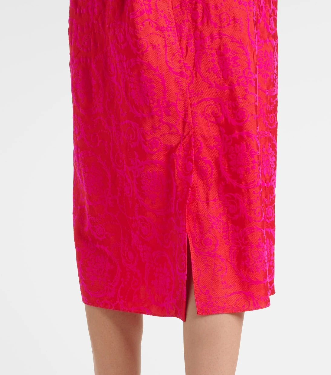 Dries Van Noten - Printed pencil skirt