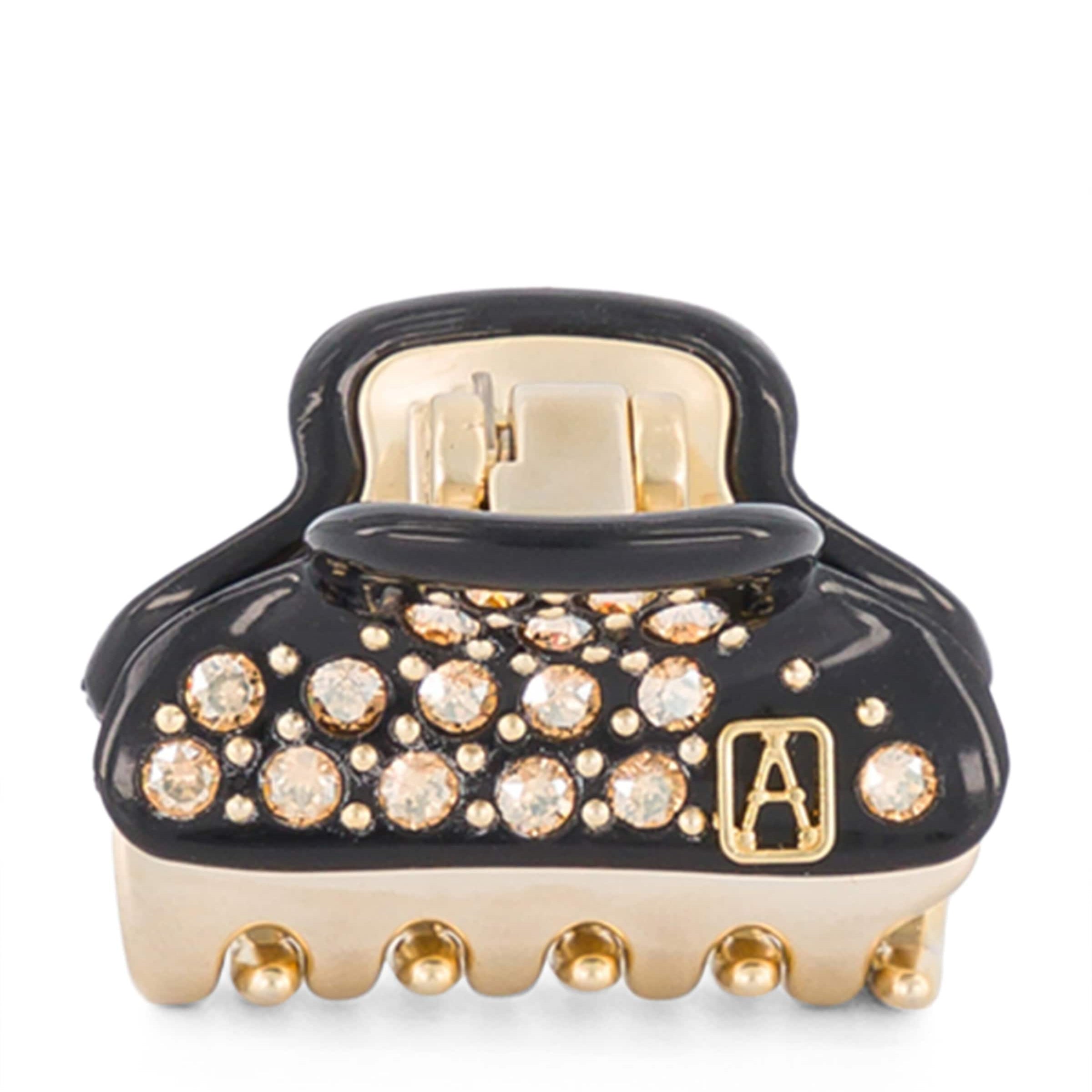 Alexandre de Paris Gold-Plated Crystal-Embellished Claw Hair Clip