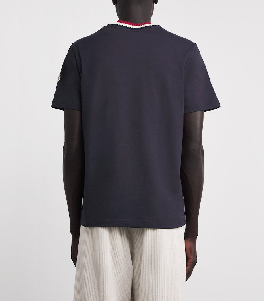 Cotton Logo Embroidered T-Shirt