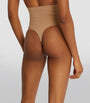 Skims Brown Seamless Sculpt High-Waist Thong