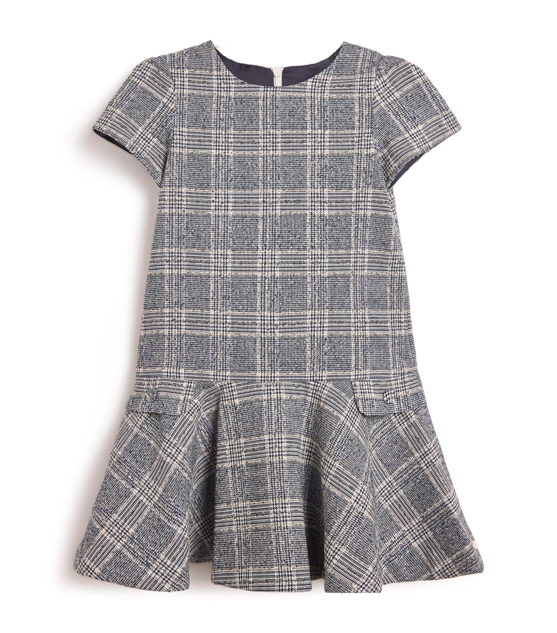 Tweed Short-Sleeve Dress (2-12 Years)