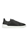 Zegna Shearling Triple Stitch SECONDSKIN Sneakers