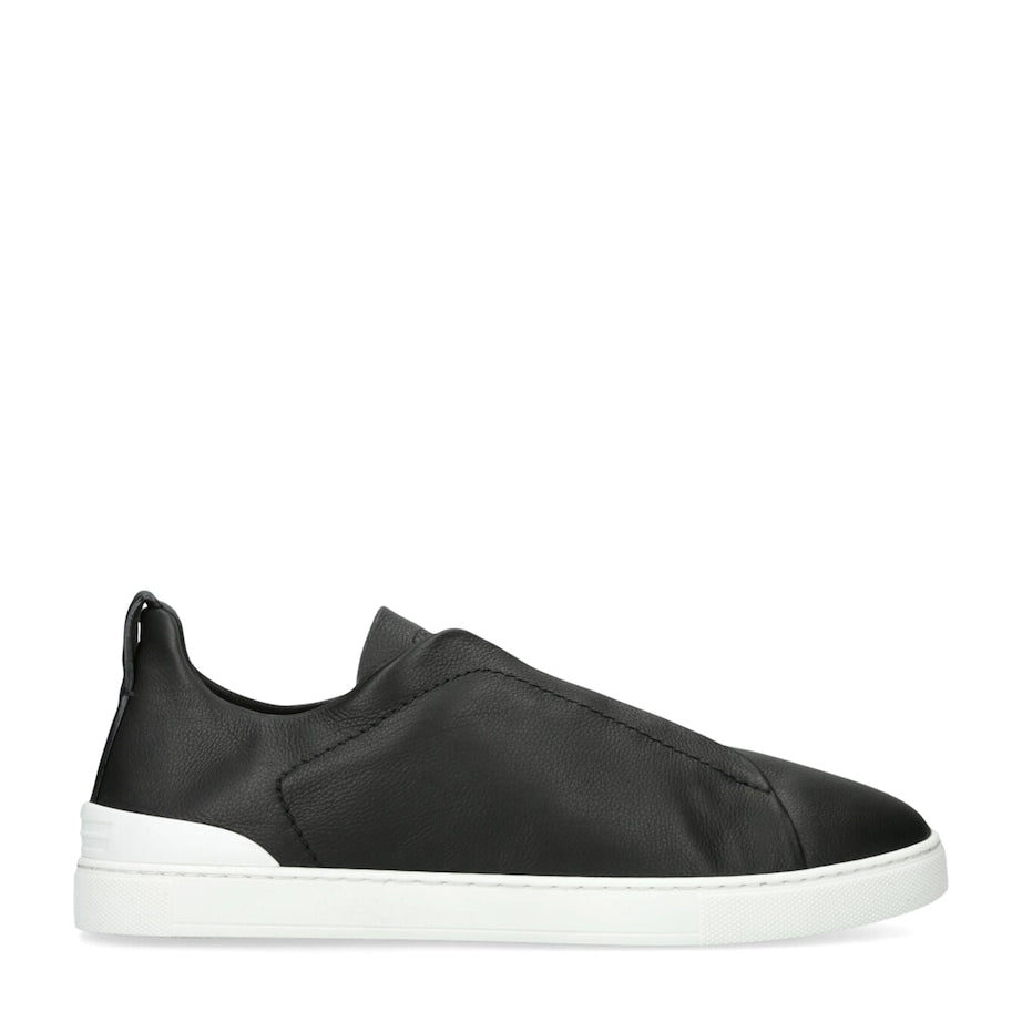 Zegna Shearling Triple Stitch SECONDSKIN Sneakers