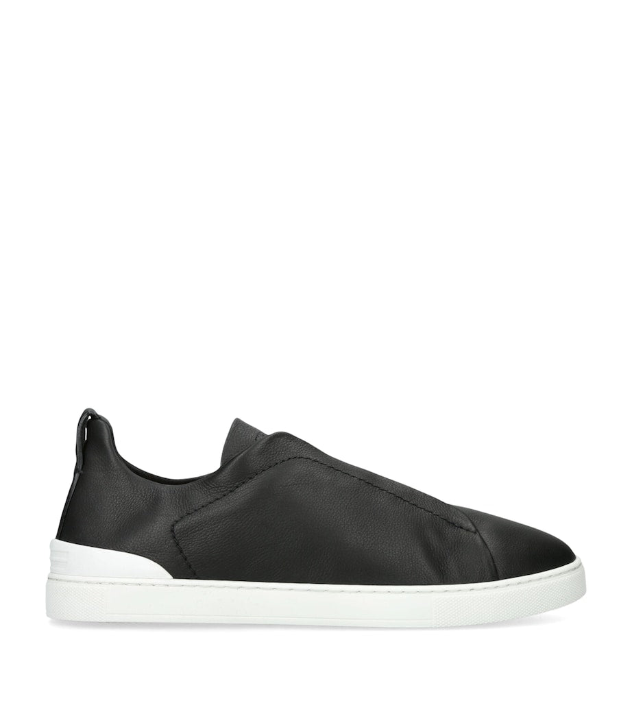 Zegna Shearling Triple Stitch SECONDSKIN Sneakers