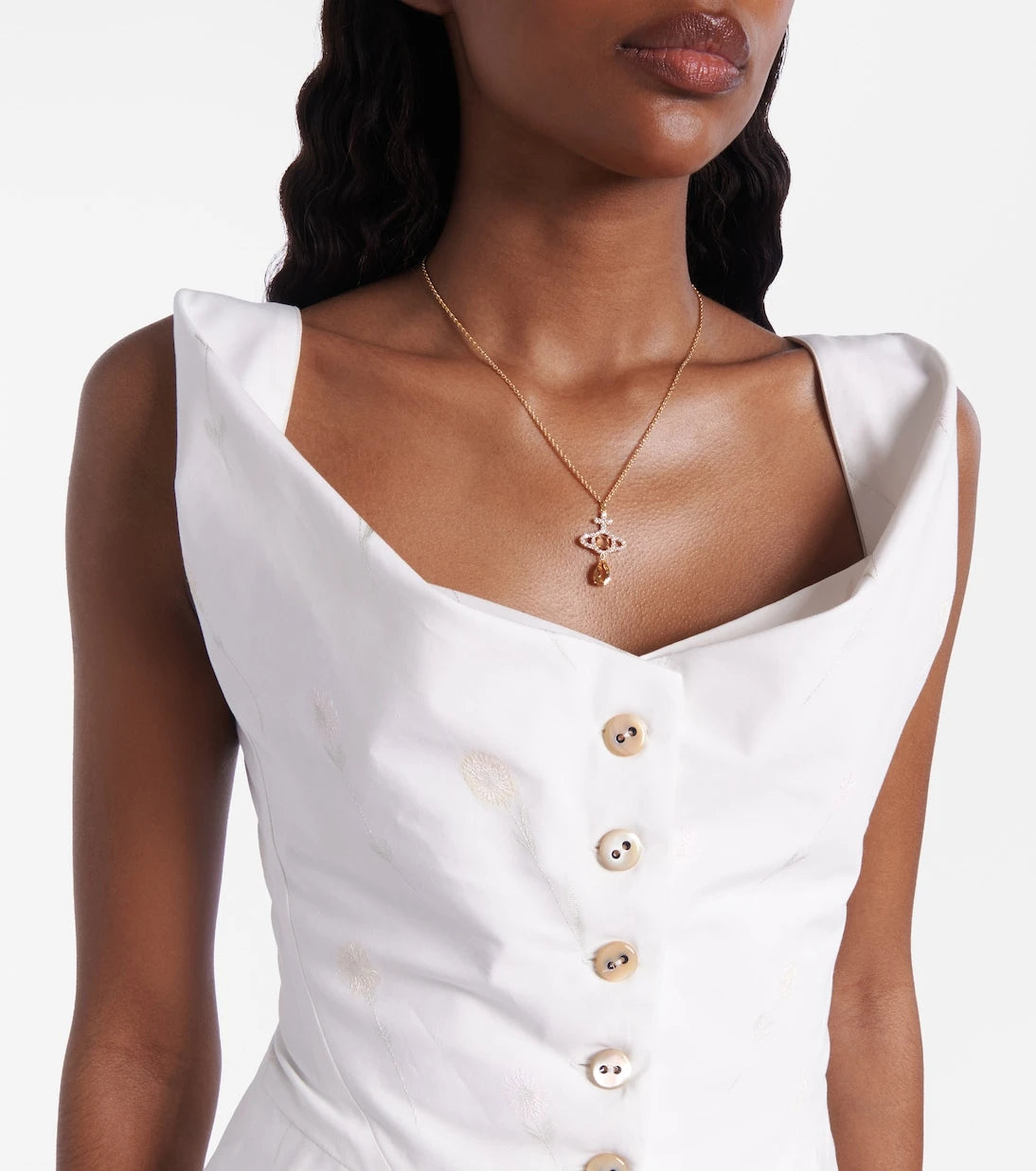Vivienne Westwood - Monday floral cotton-blend vest