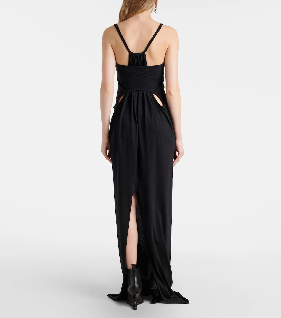 Rick Owens - Temple layered cotton jersey maxi dress