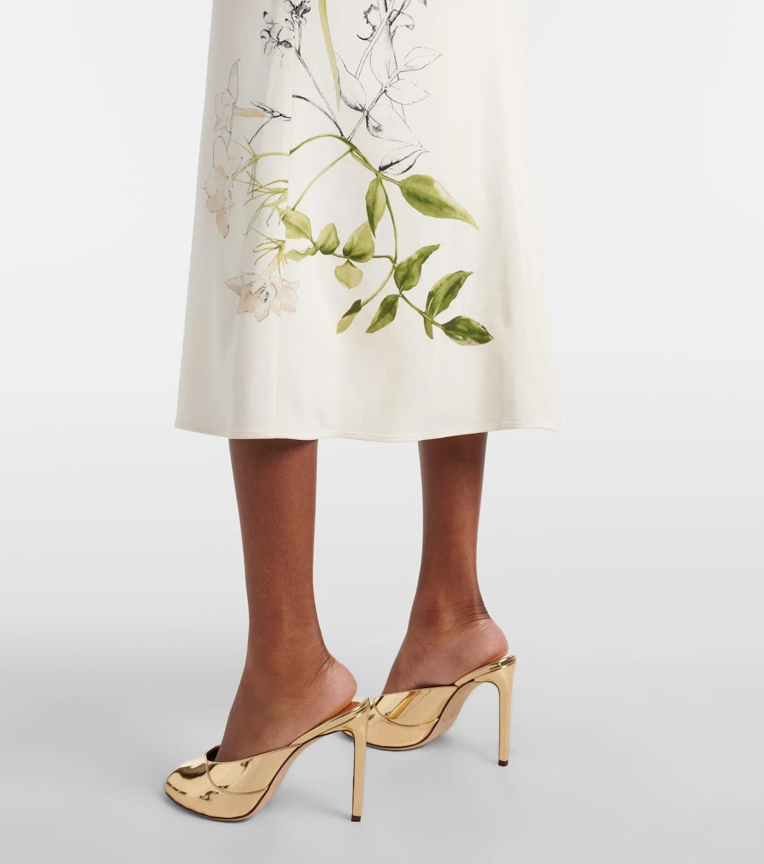 Monique Lhuillier - Floral midi dress