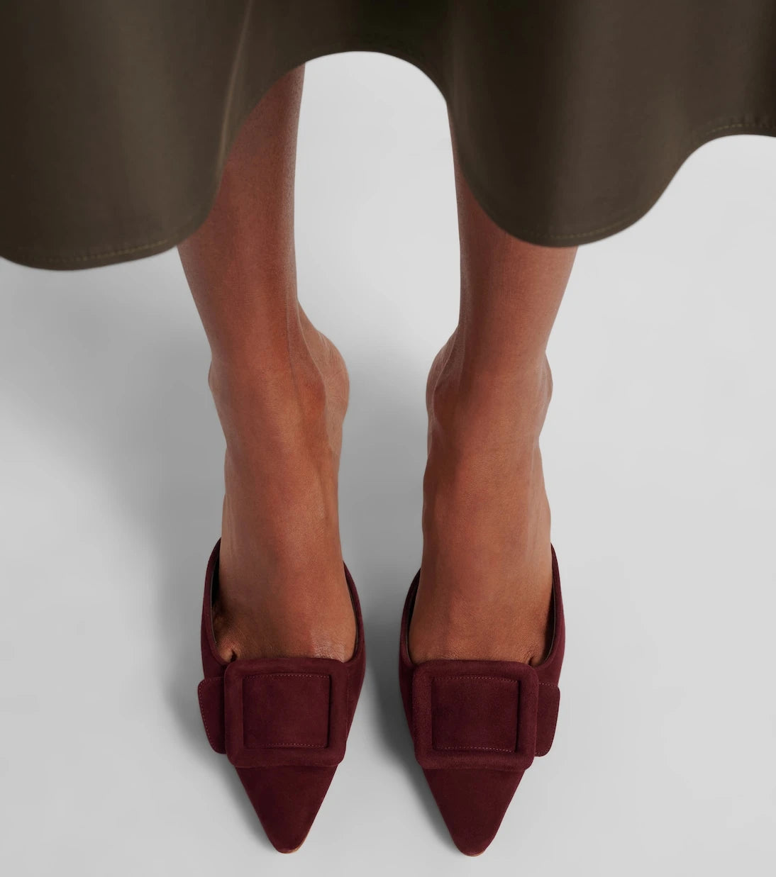 Manolo Blahnik - Maysale 70 suede mules
