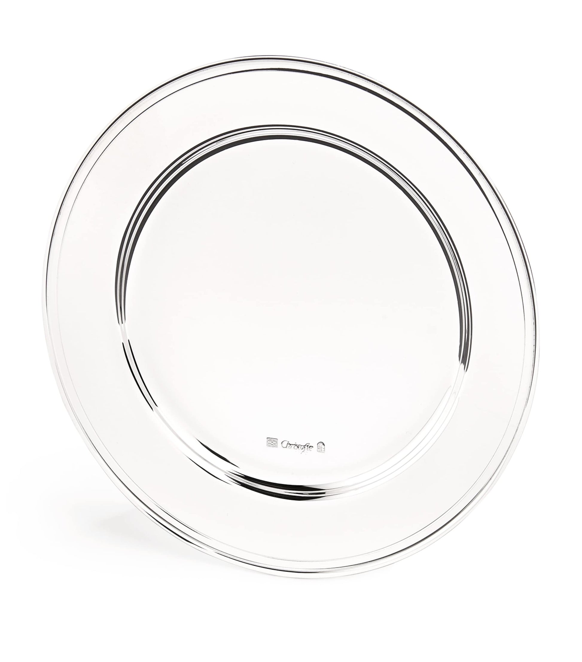 Christofle Silver-Plated Judaique Kiddush Cup and Saucer