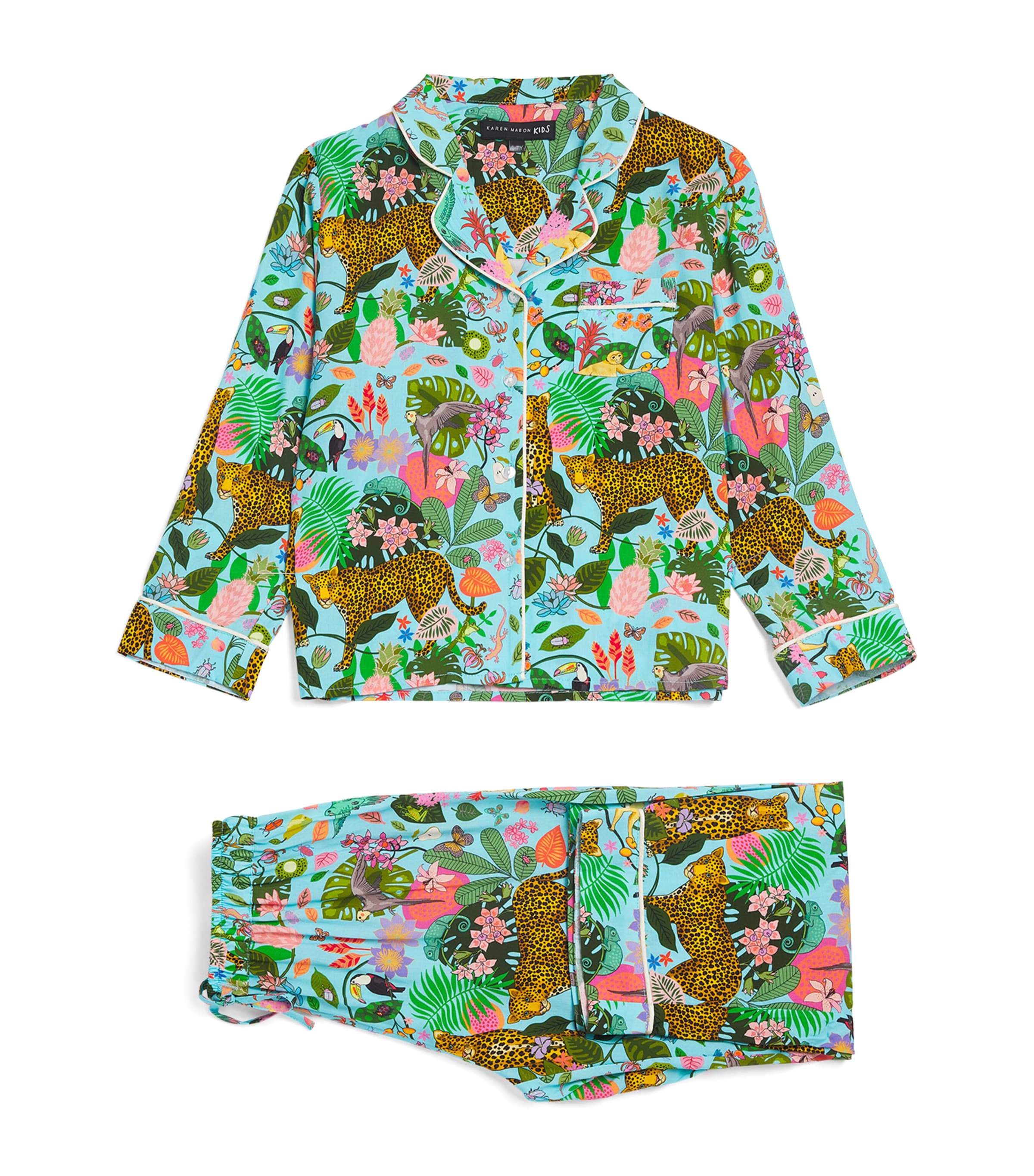 KAREN MABON KIDS Tropical Print Pyjama Set (2-13 Years)