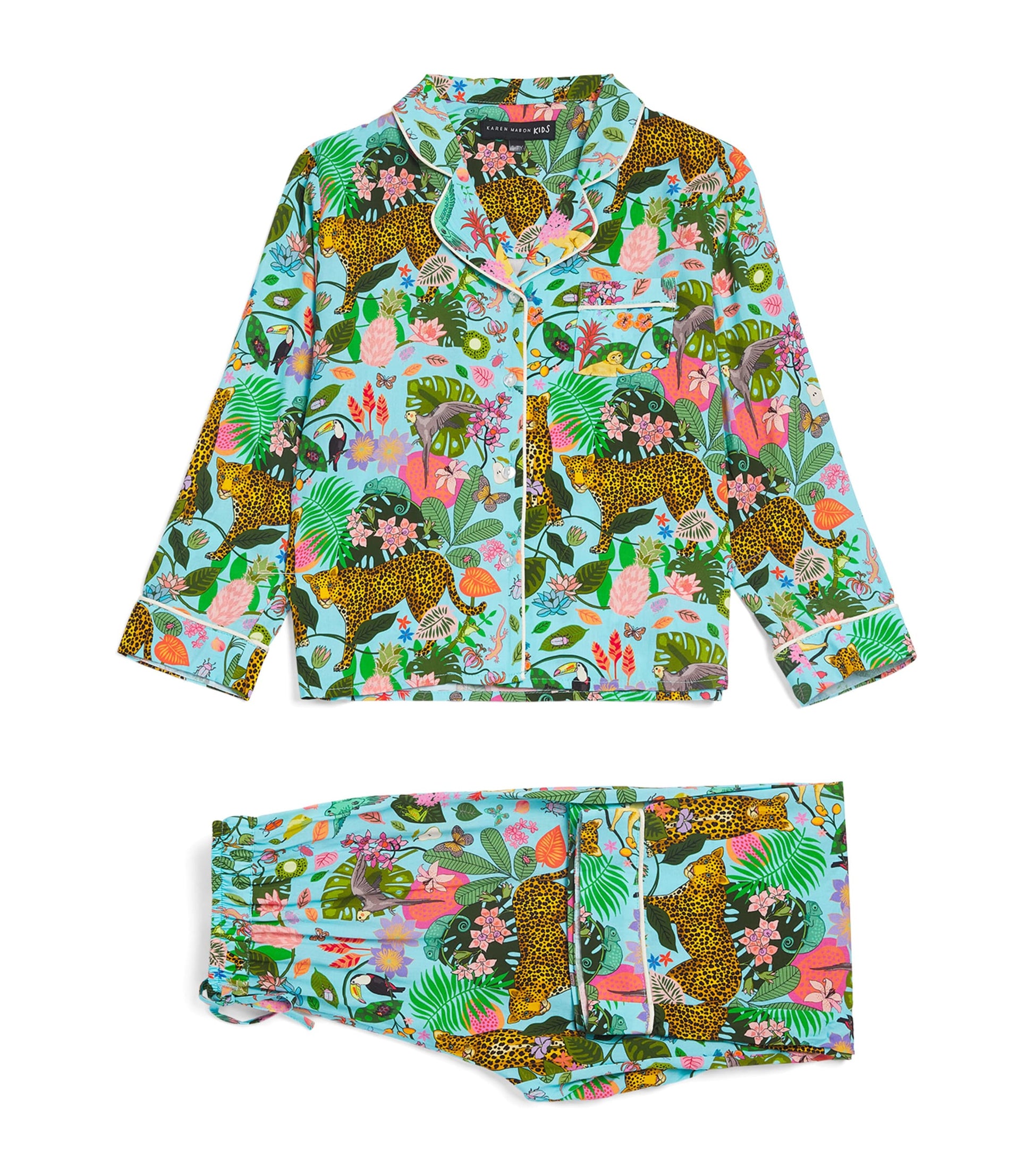 KAREN MABON KIDS Tropical Print Pyjama Set (2-13 Years)