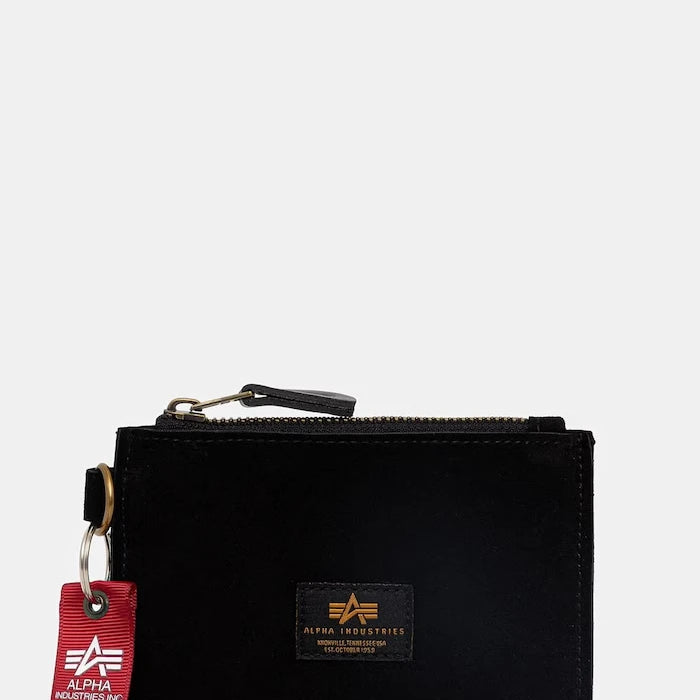 Кожен портфейл Alpha Industries Leather Coin Wallet