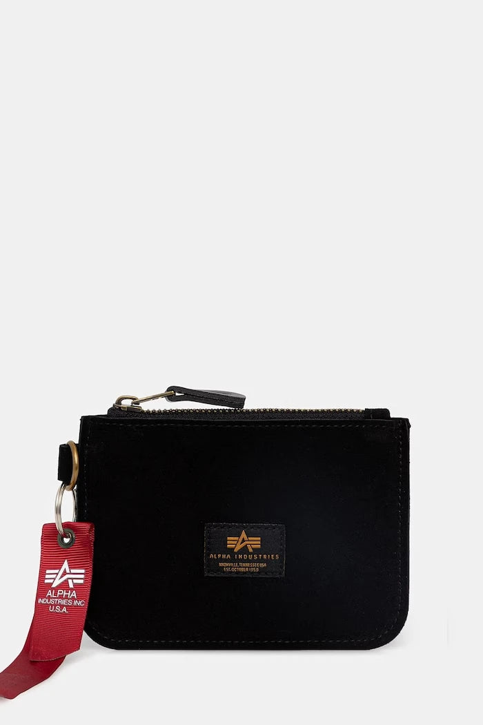 Кожен портфейл Alpha Industries Leather Coin Wallet