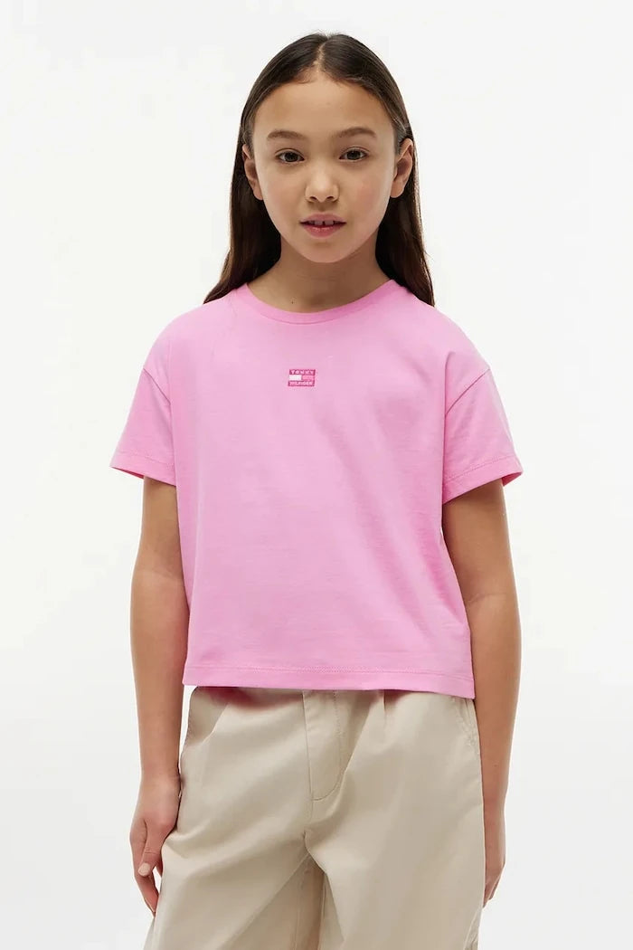 Çocuklar için pamuklu Tommy Hilfiger tişört