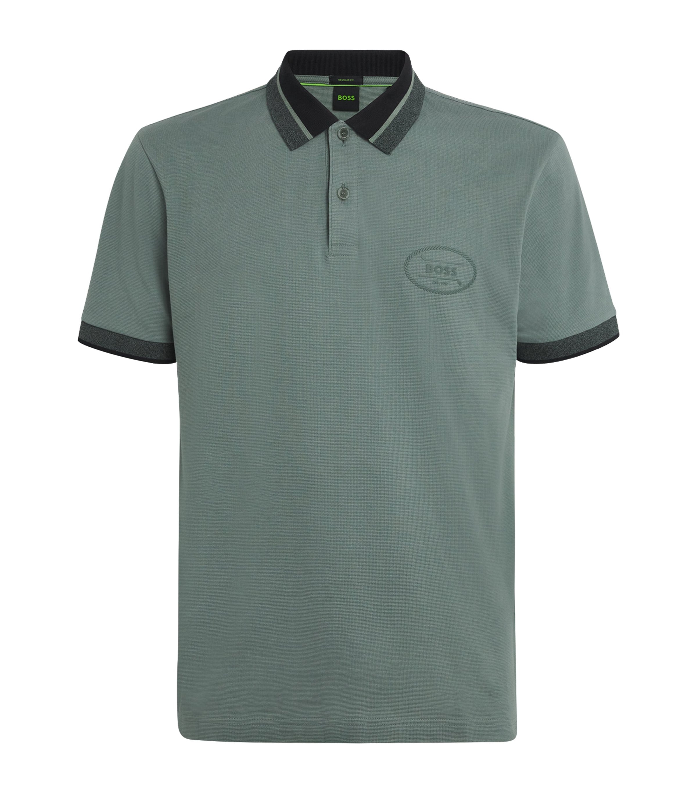 BOSS Cotton AO Zone Polo Shirt