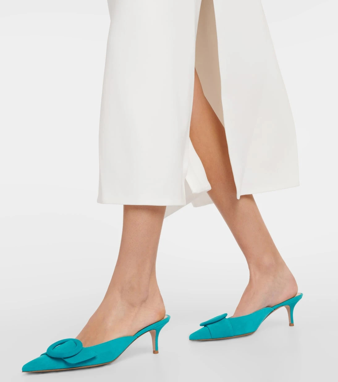 Gianvito Rossi - Portofino 55 suede mules