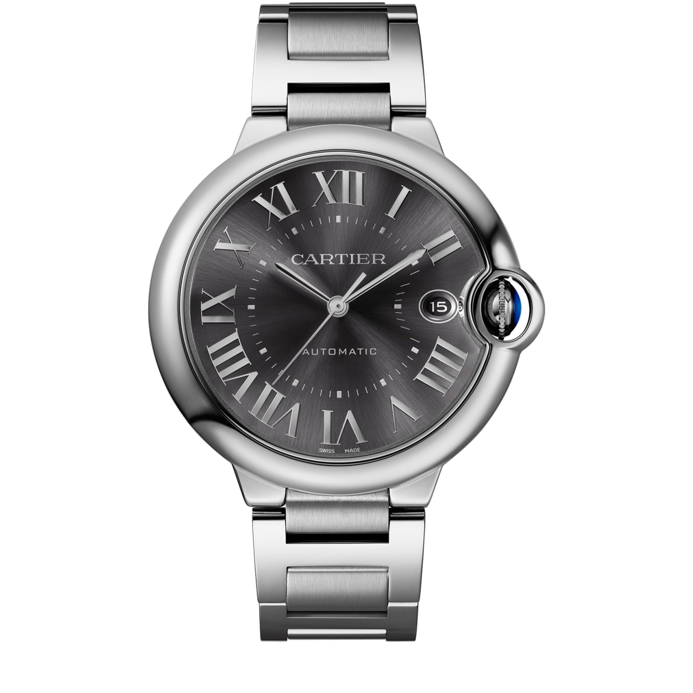 Stainless Steel Ballon Bleu de Cartier Watch 40mm