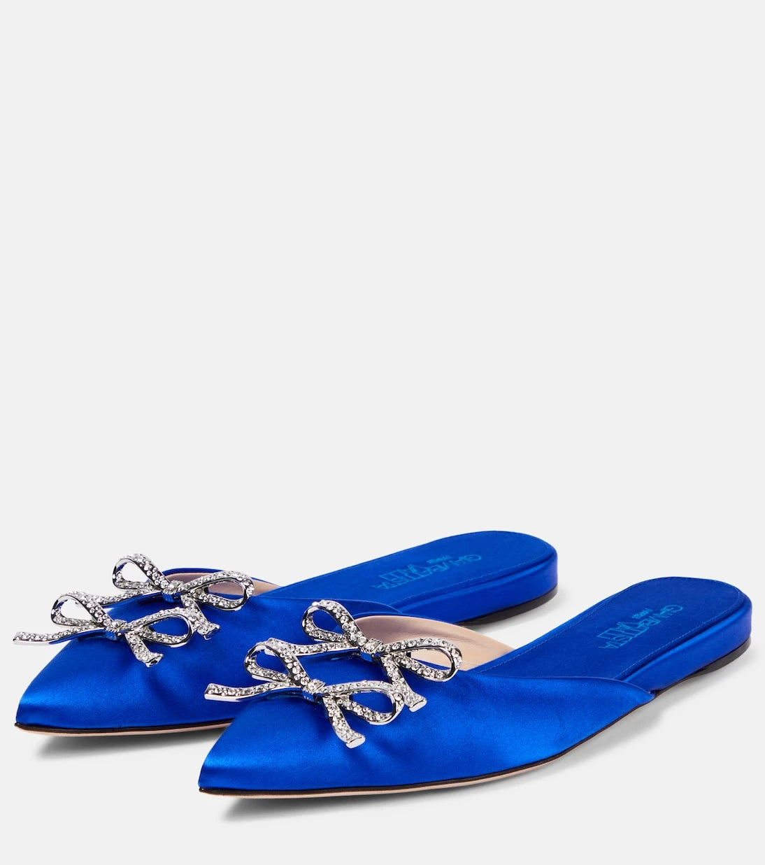 Giambattista Valli - Embellished satin mules