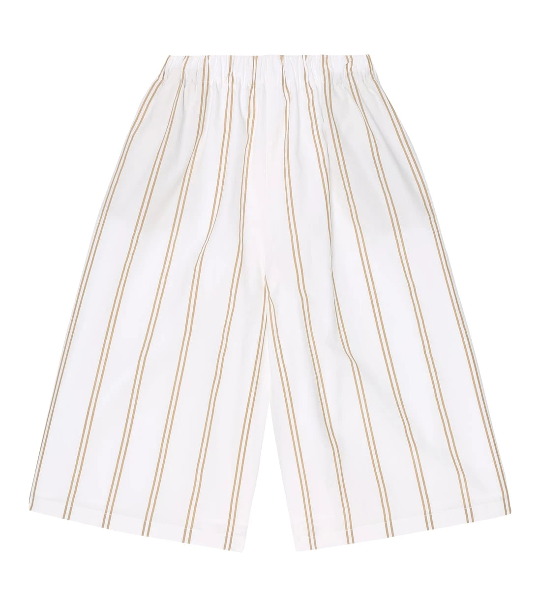 Brunello Cucinelli Kids - Striped cotton culottes