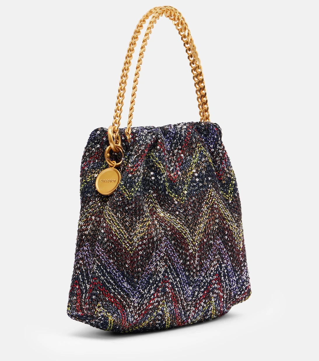Missoni - Caperdoni Small embellished pouch