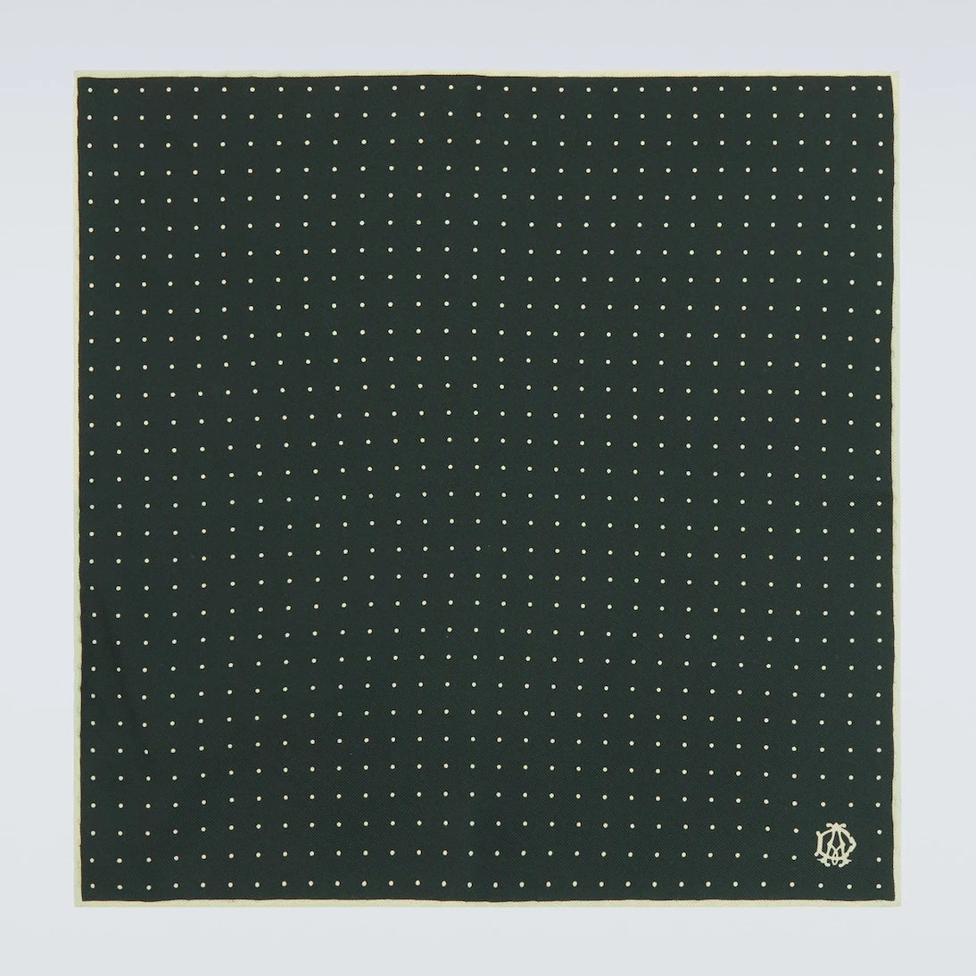 Dunhill - Polka-dot silk twill scarf