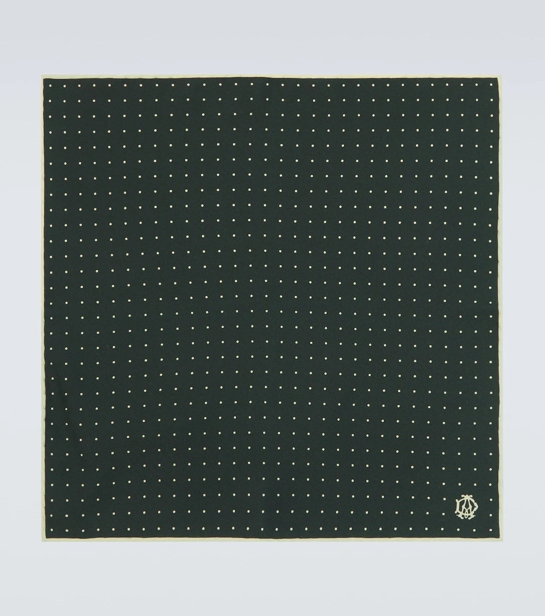 Dunhill - Polka-dot silk twill scarf