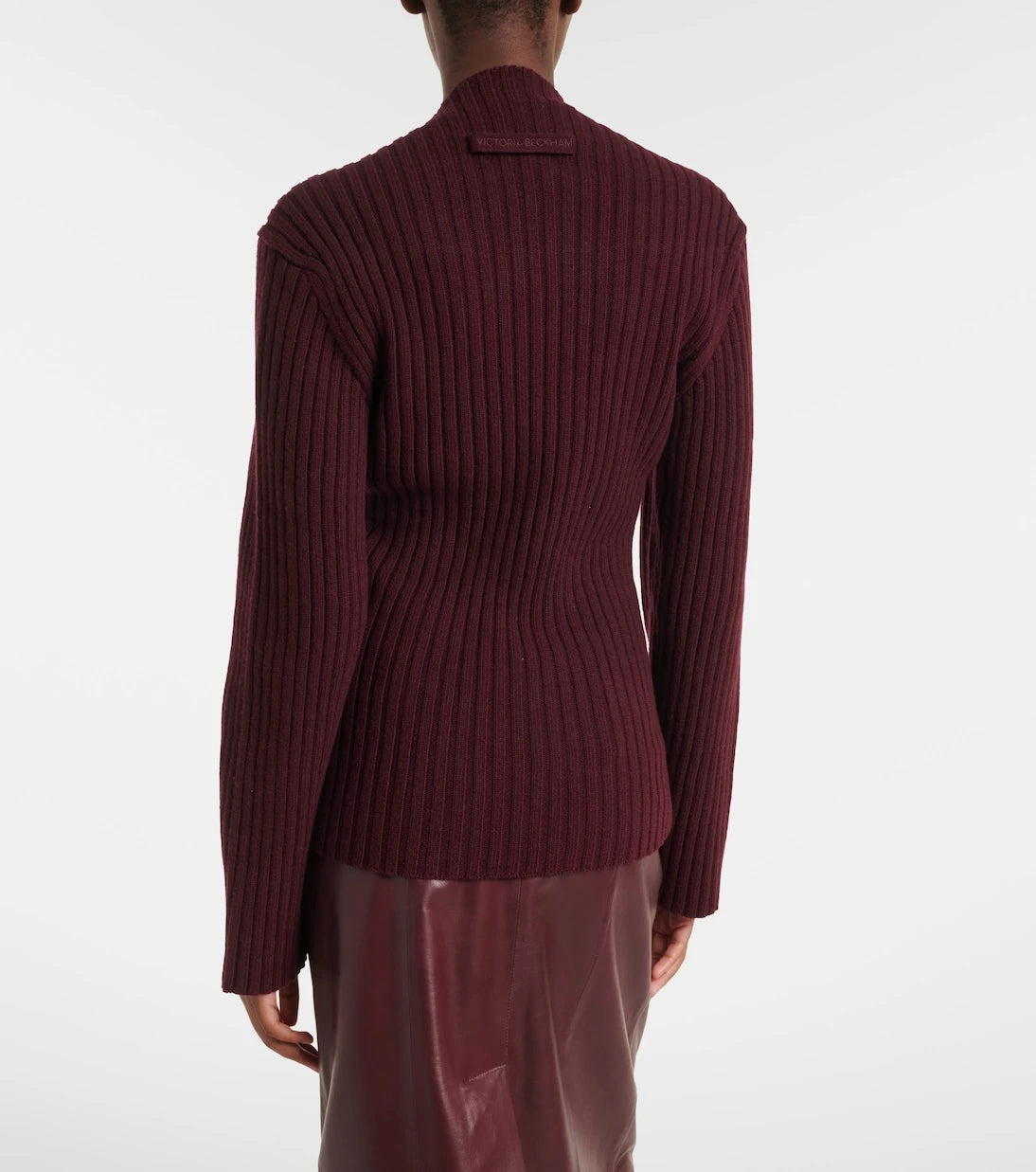 Victoria Beckham - Ribbed-knit wool and cashmere sweater