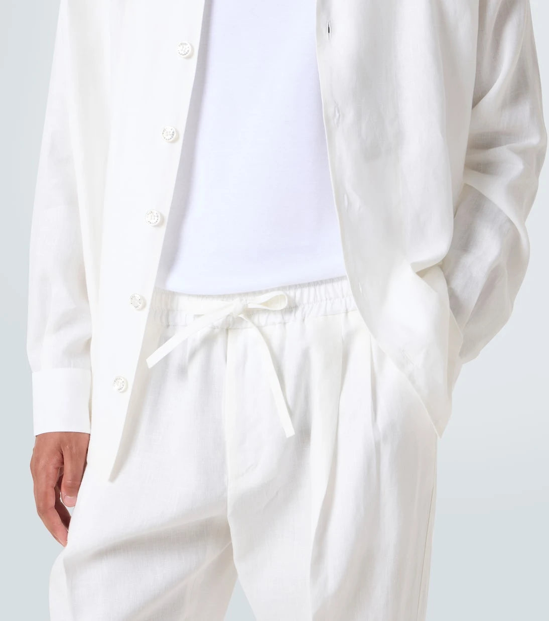 Dolce&Gabbana - Linen straight pants