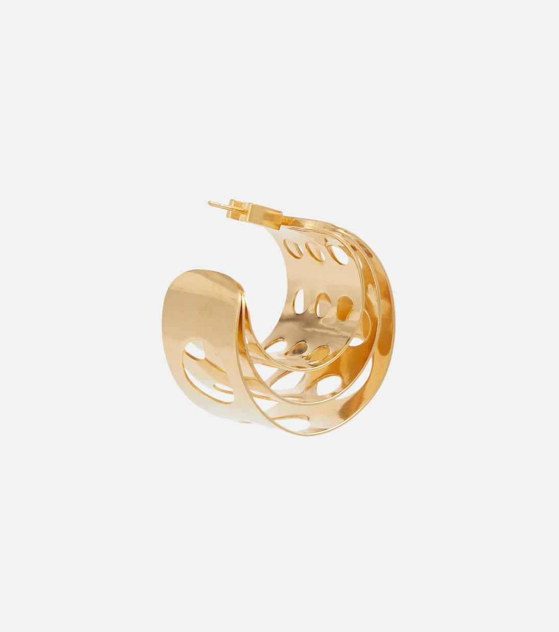 Alaïa - Cutout hoop earrings