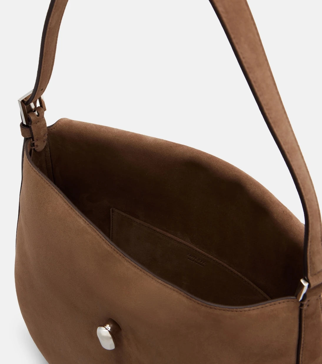 Savette - Tondo Large suede shoulder bag