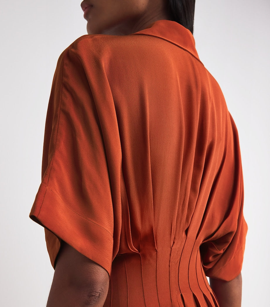 Palmer//Harding Red Crepe Courage Maxi Dress