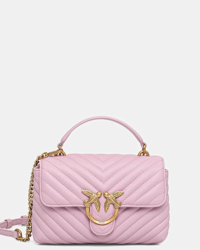 Pinko kadın deri crossbody çanta