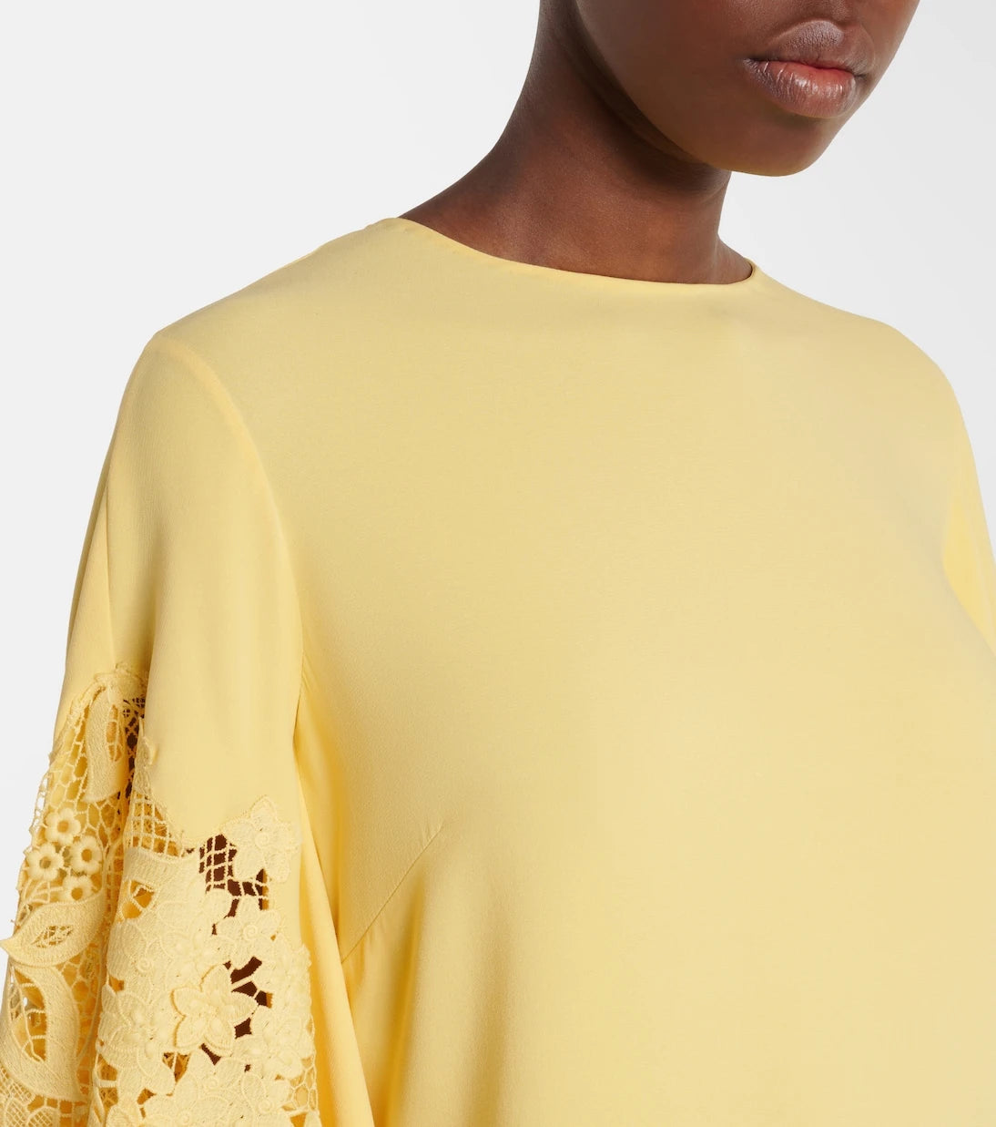 Oscar de la Renta - Floral silk-blend kaftan