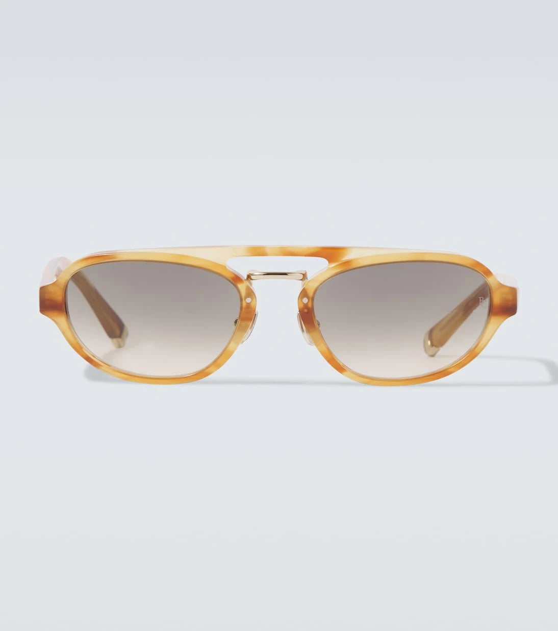 Brunello Cucinelli - Tortoiseshell-effect browline sunglasses