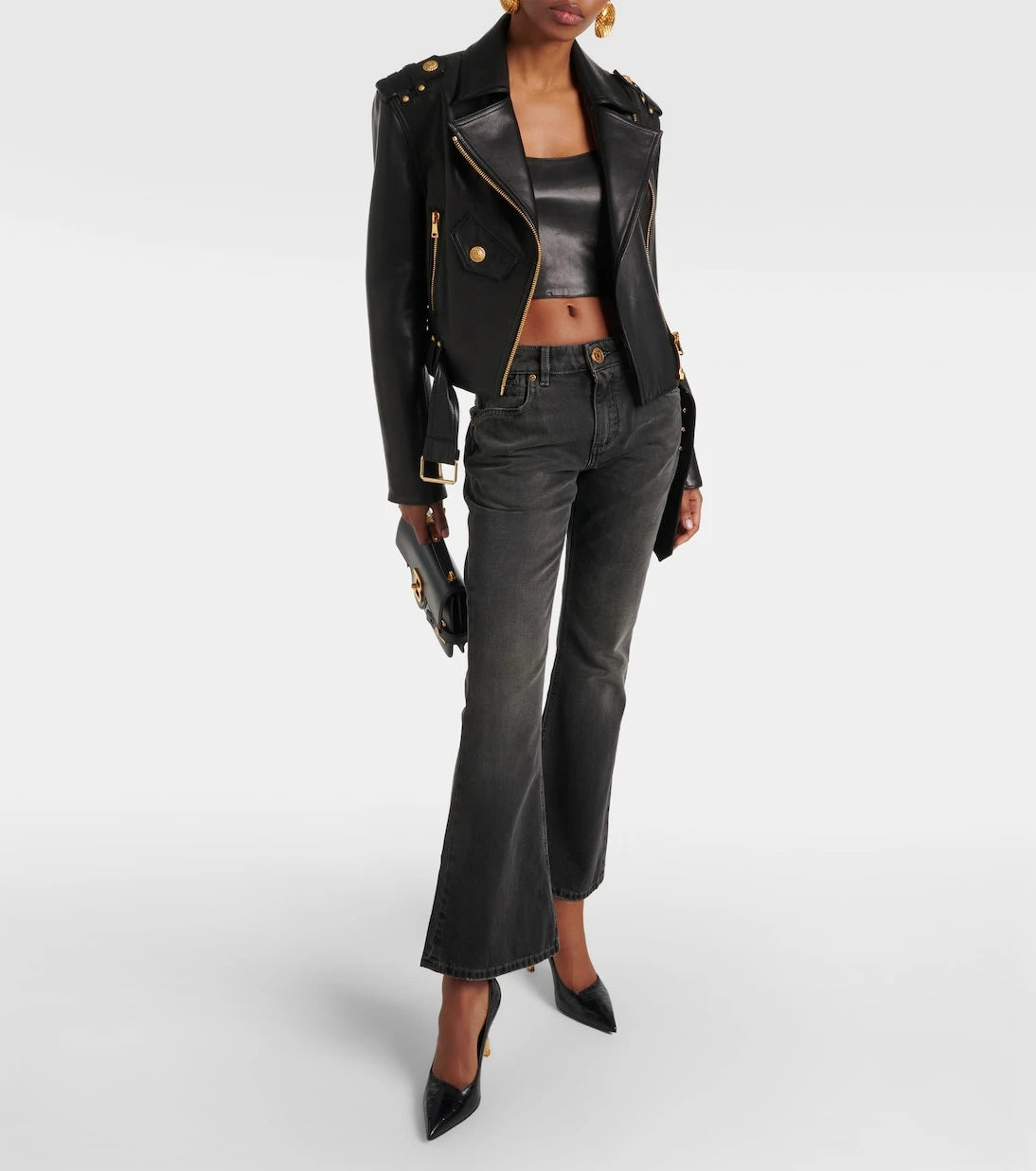 Balmain - Western low-rise bootcut jeans