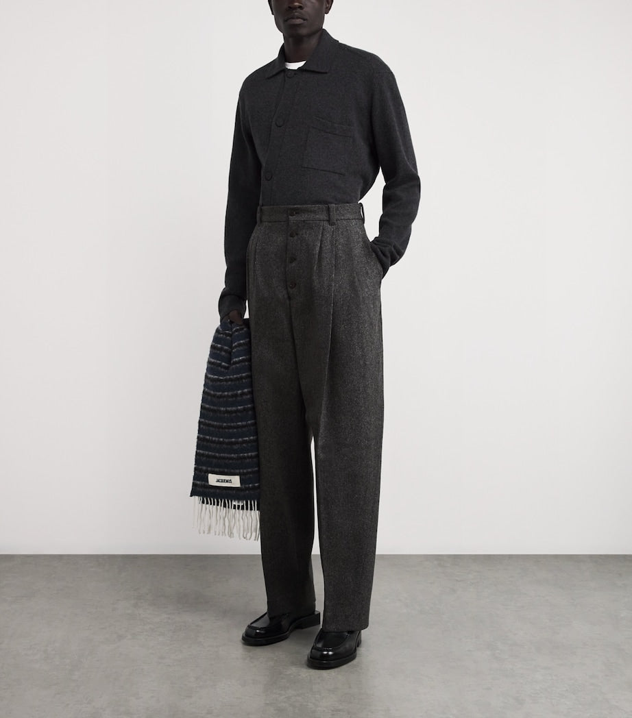 Wool-Blend Fernando Trousers