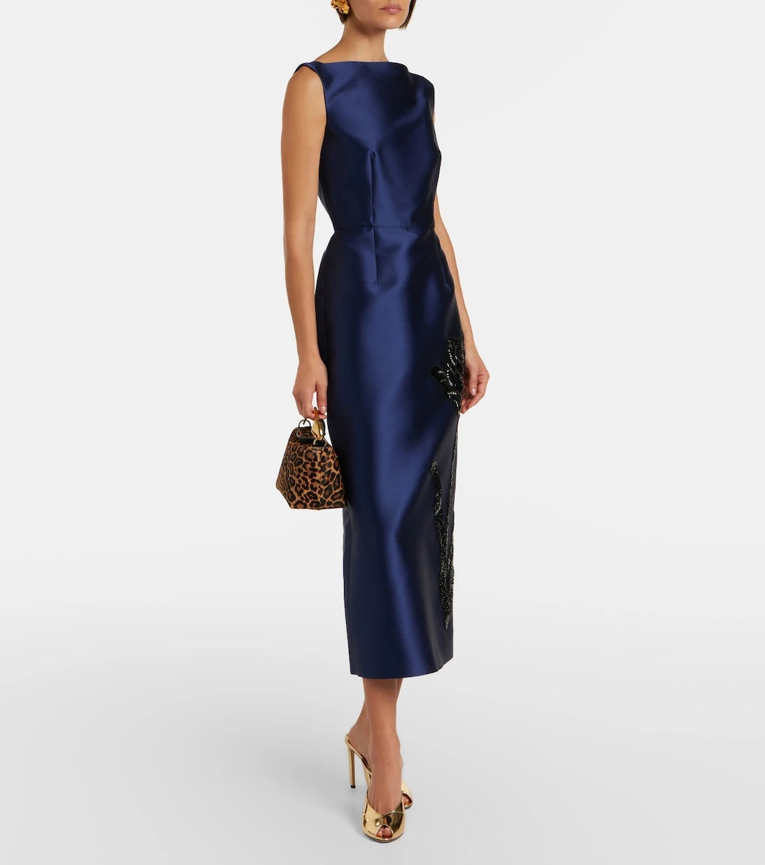 Erdem - Bloom Mini calf hair top-handle bag