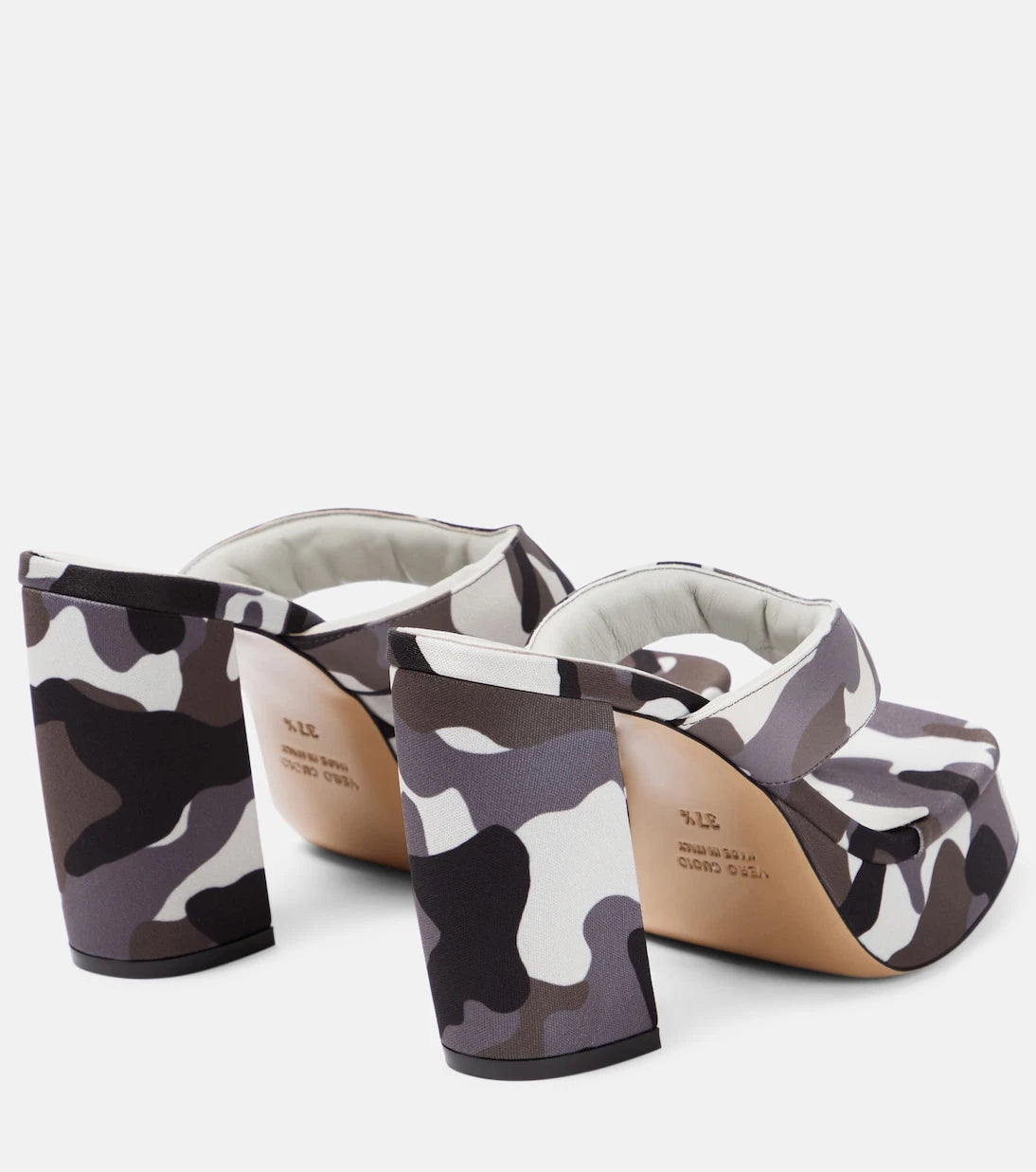 Gia Borghini - Gia 17 Uni camouflage platform thong sandals