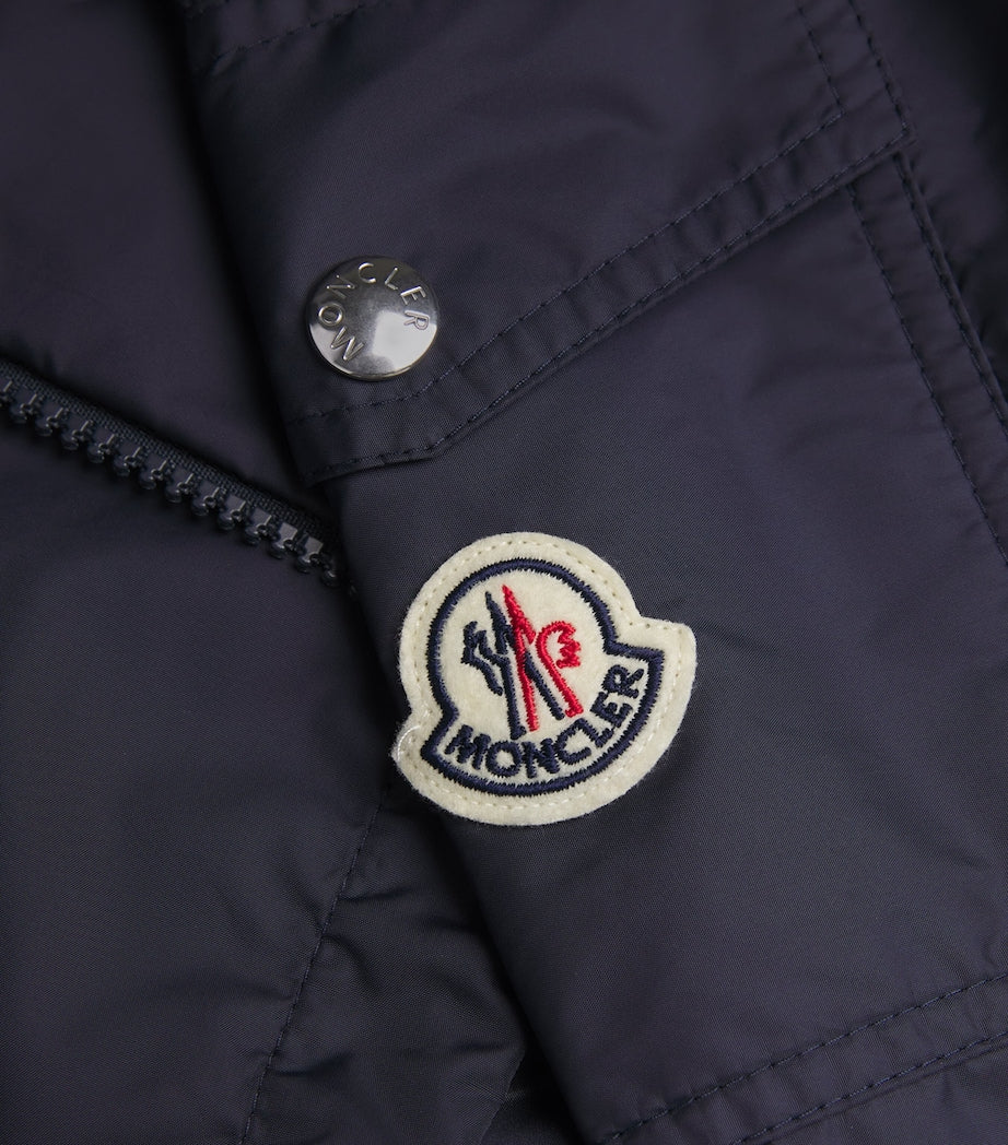 Moncler Navy Water-Repellent Etiache Jacket