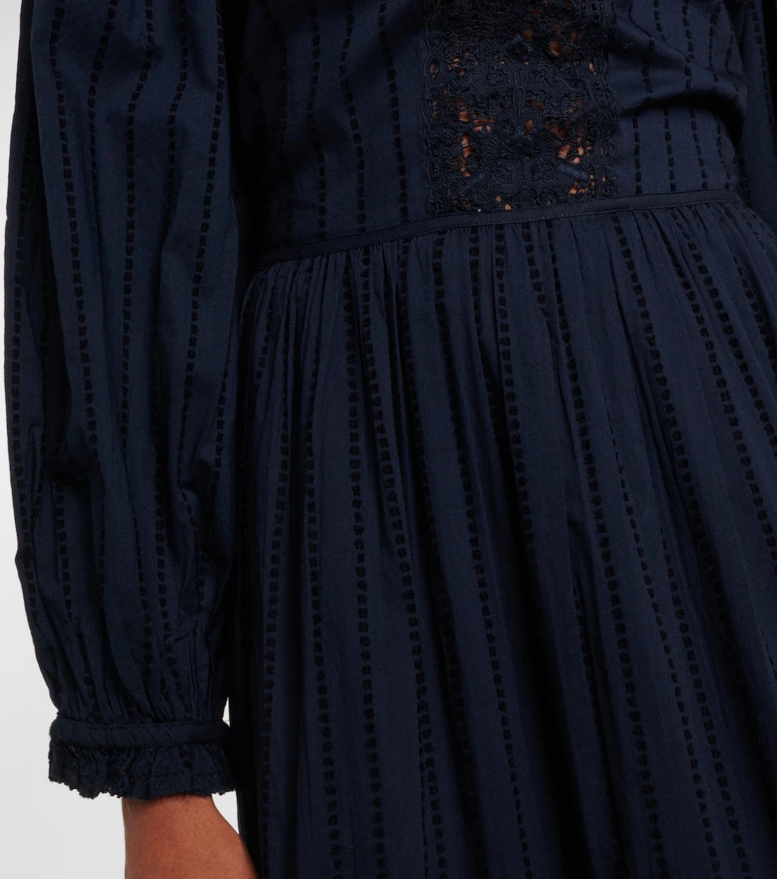 Ulla Johnson - Amelie lace and cotton midi dress