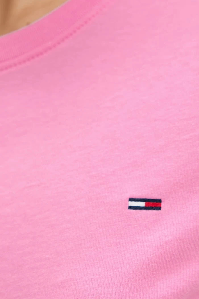 Tommy Jeans kadın pamuklu basic tişört