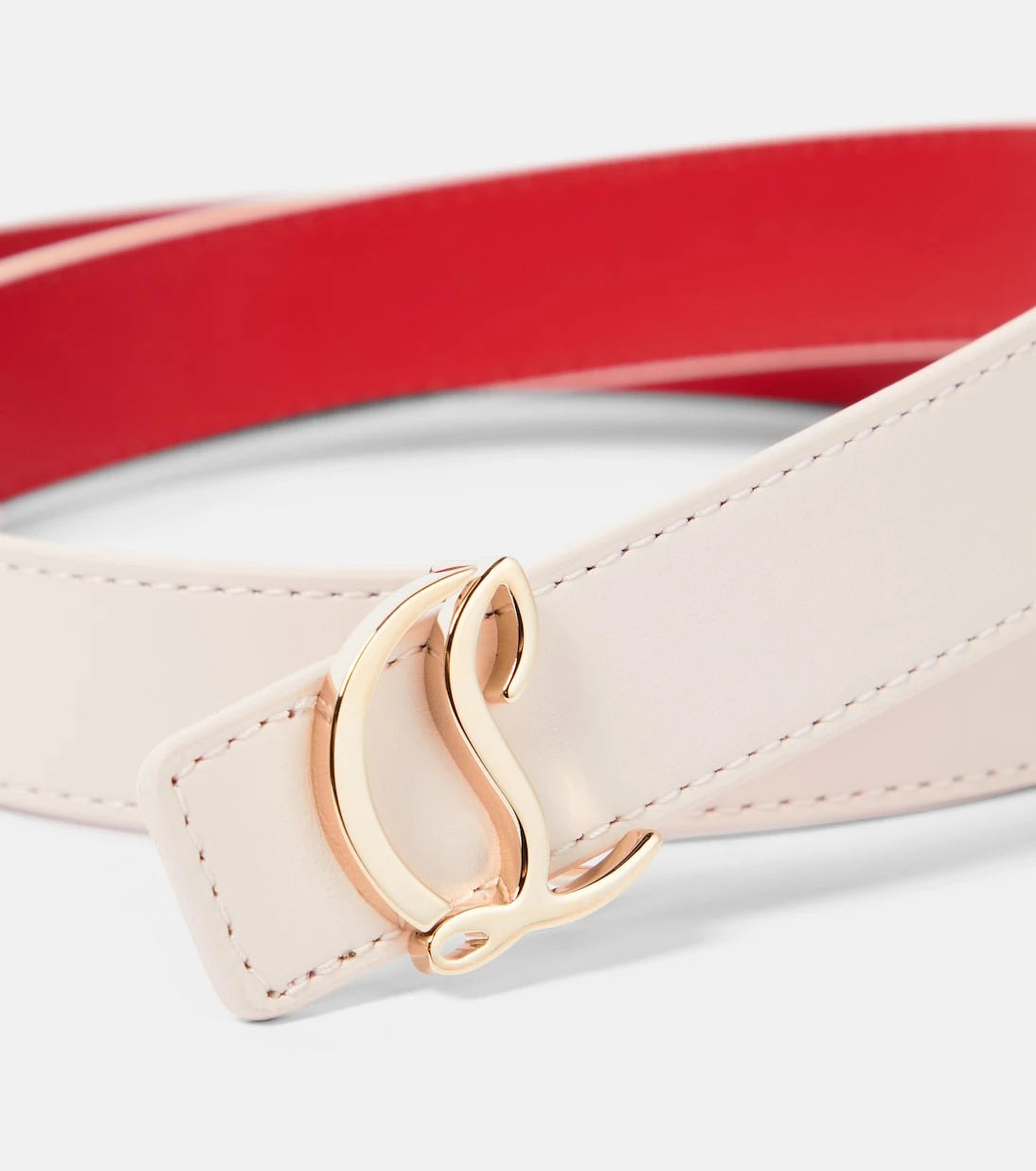 Christian Louboutin - CL Logo leather belt