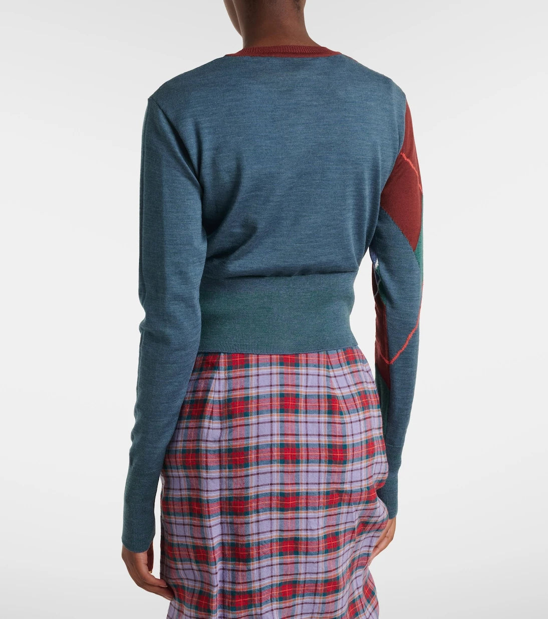 Vivienne Westwood - Argyle wool and cotton cardigan
