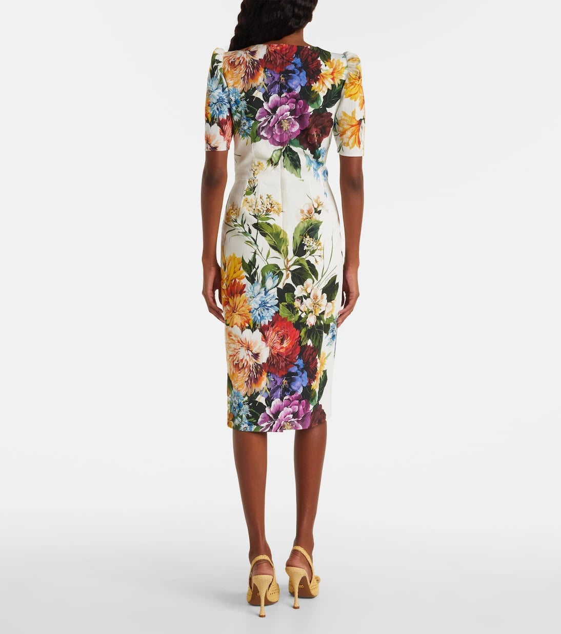 Dolce&Gabbana - Floral cretonne midi dress