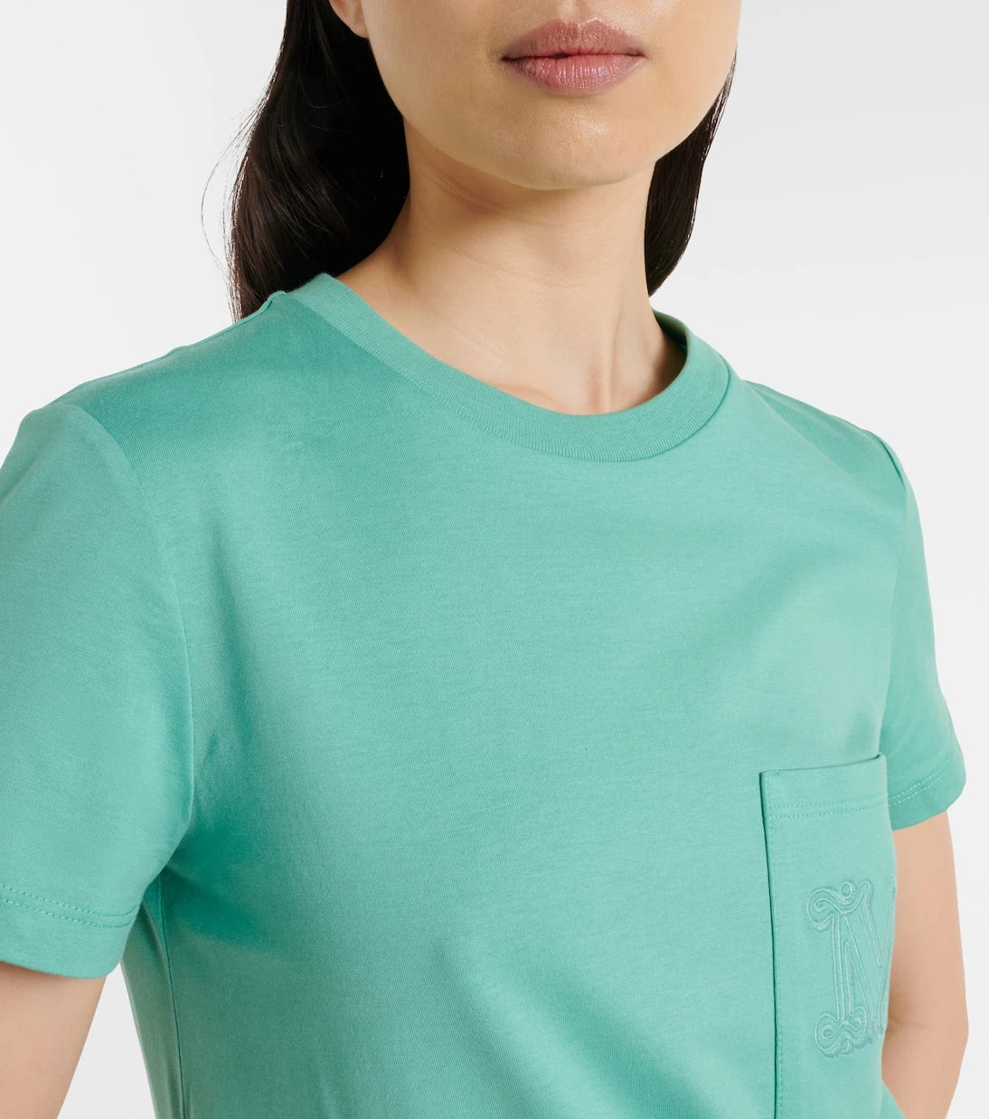 Max Mara - Papaia embroidered cotton jersey T-shirt