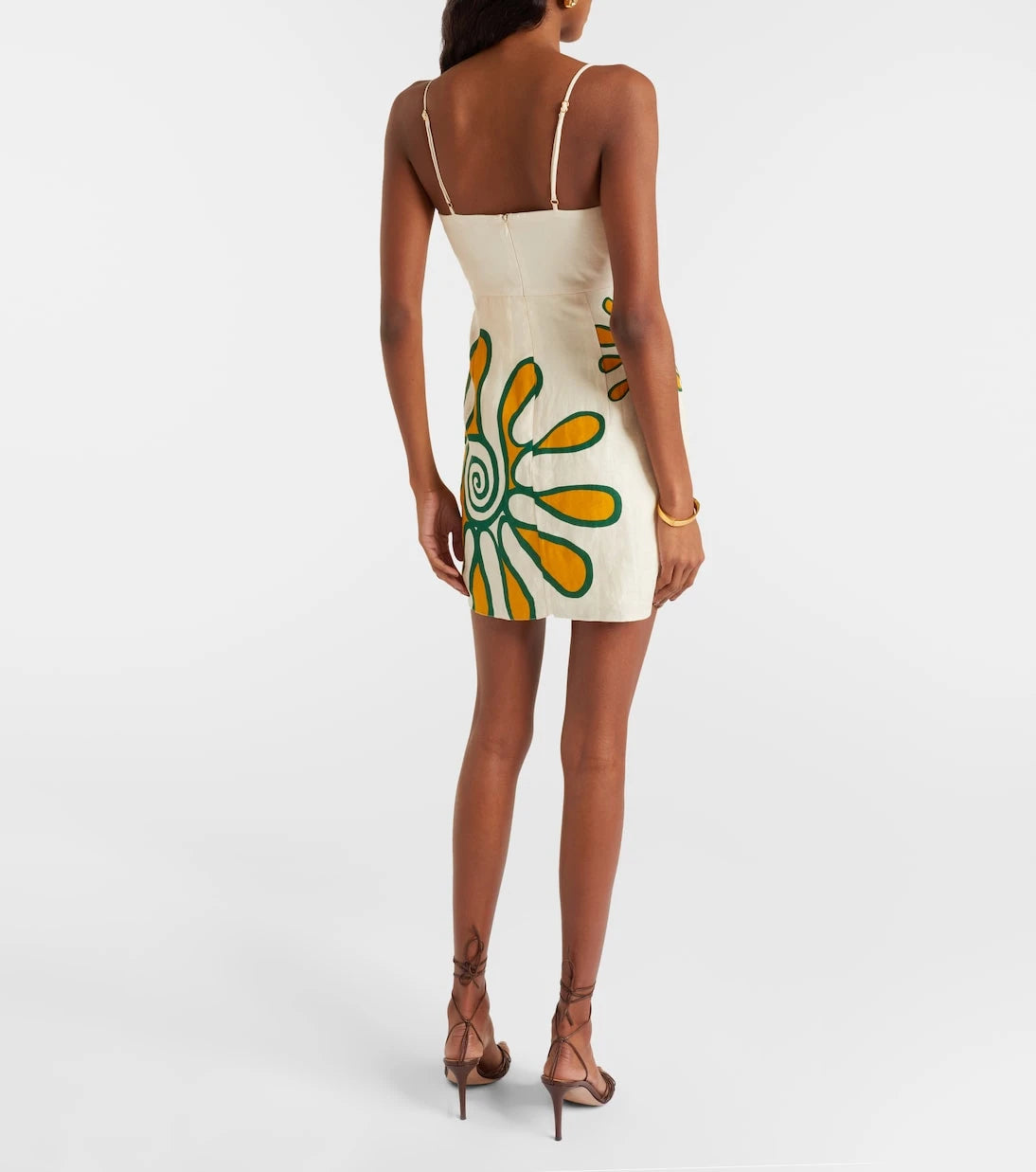 Cala de la Cruz - Lucca printed linen minidress